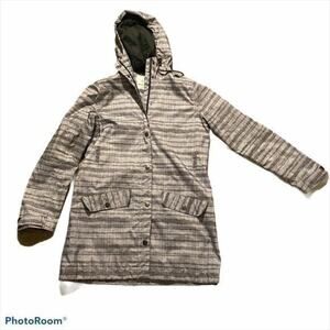 Helly Hansen gray winter parka coat